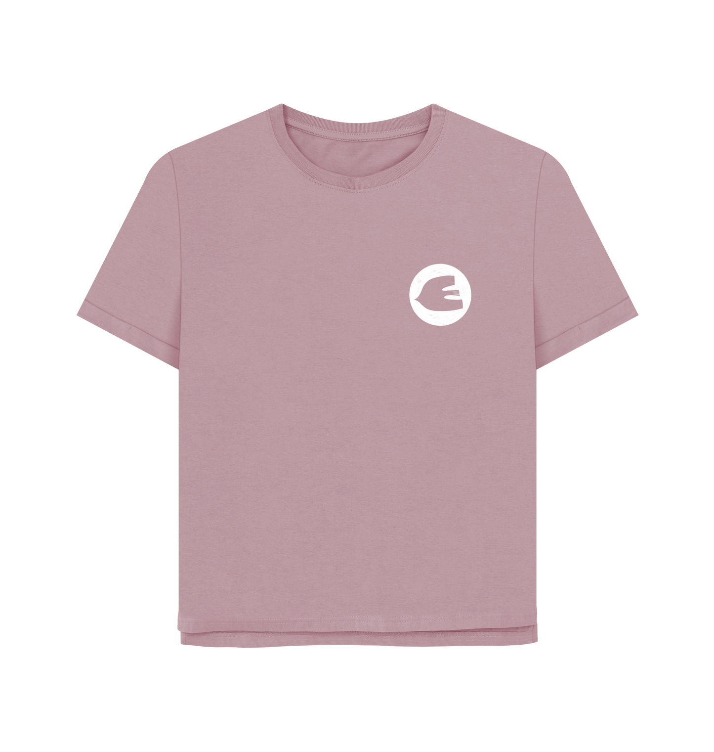 Mauve Printed T-shirt Front