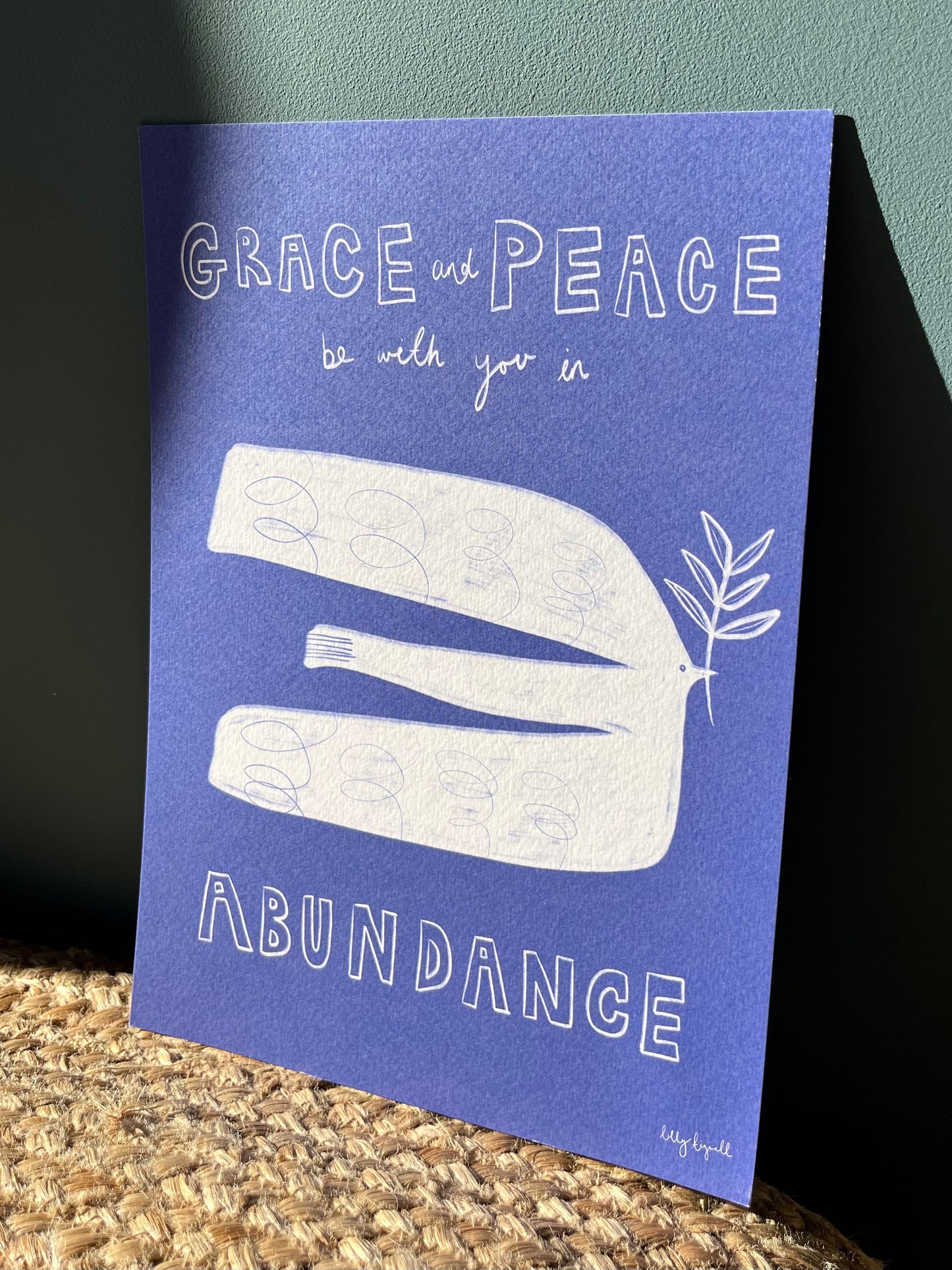 Grace and Peace A4 Print