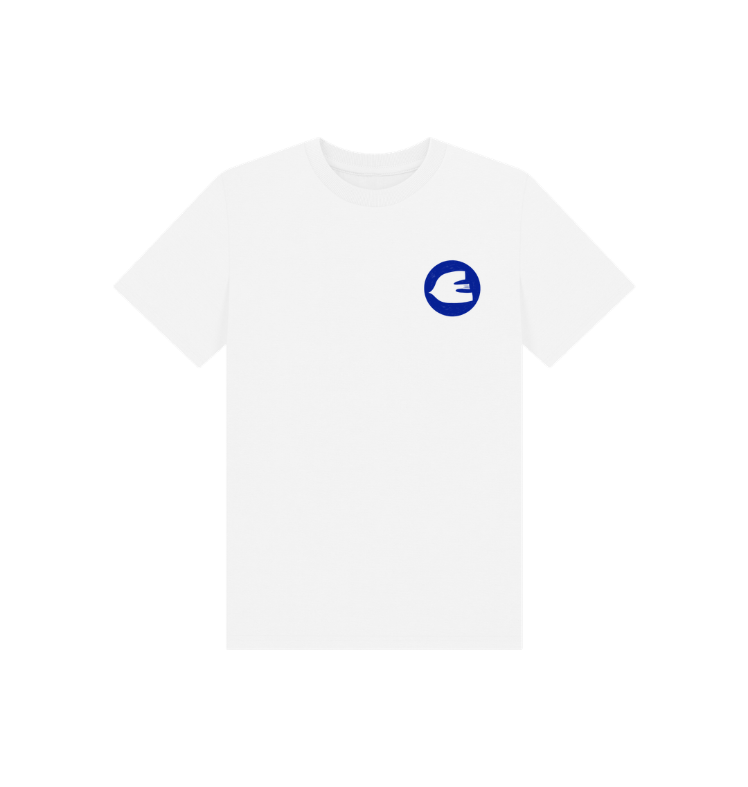 White Printed Kids T-Shirt