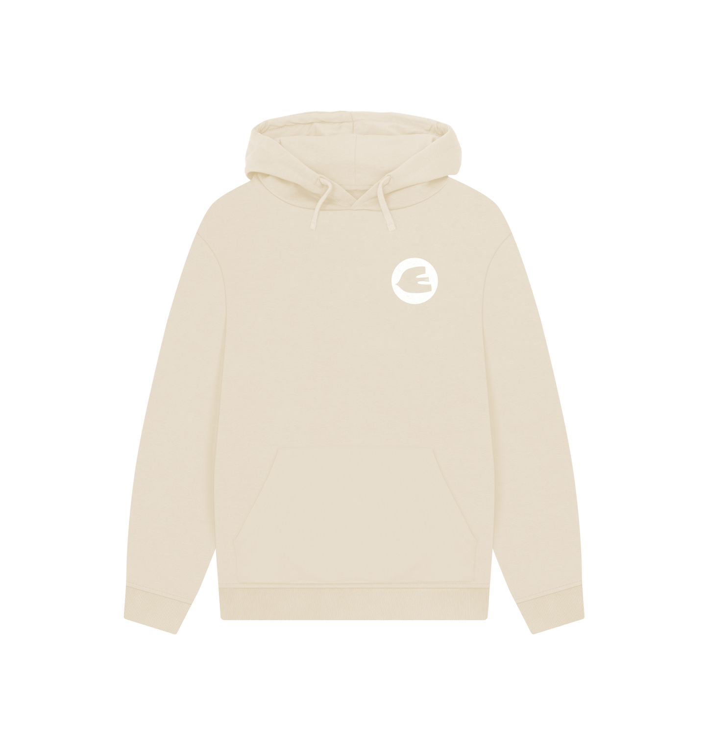 Oat Printed Hoody Front