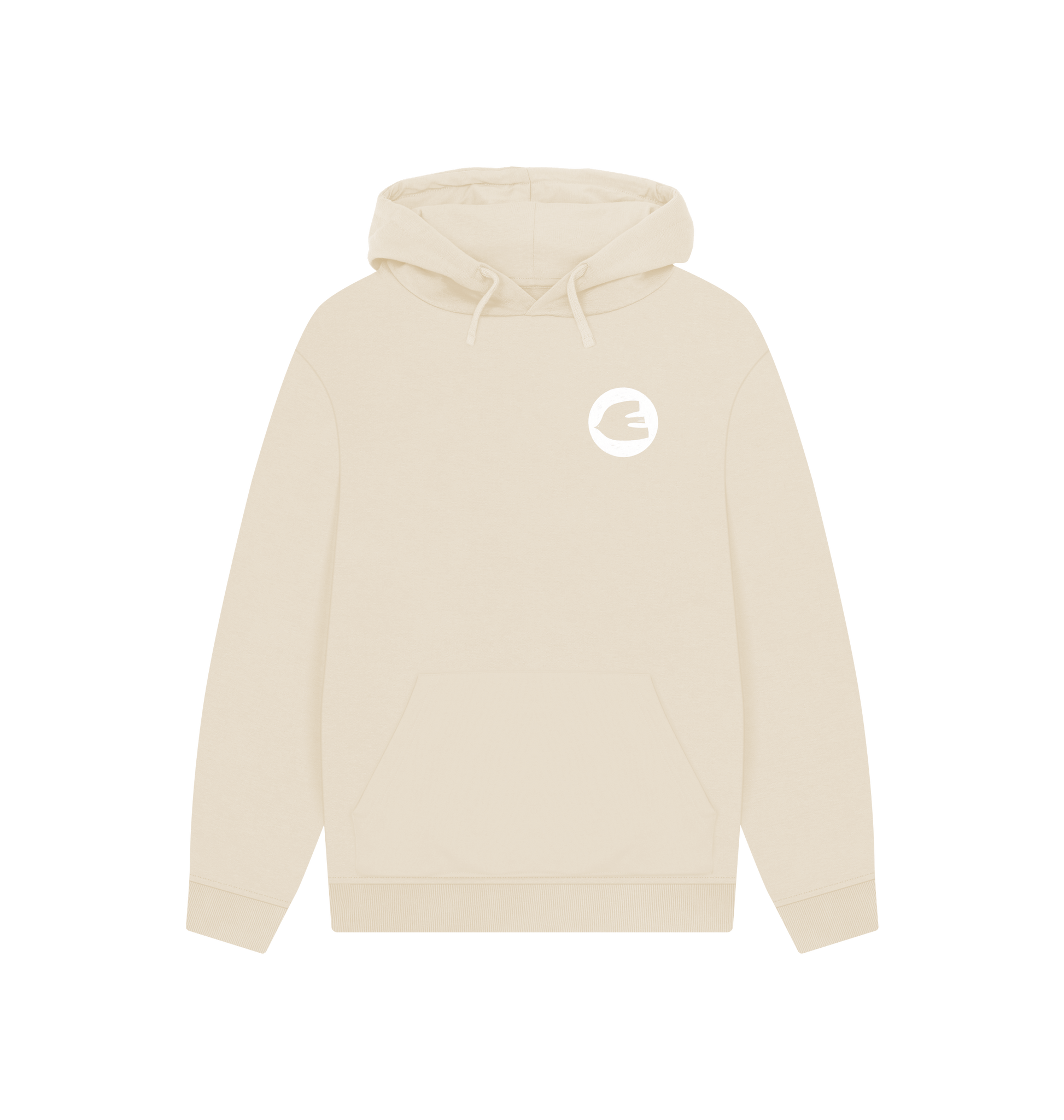 Oat Printed Hoody Front