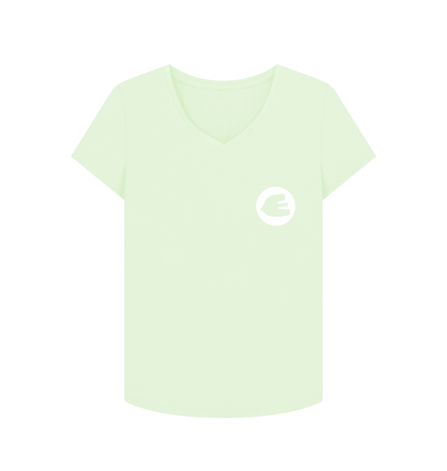 Pastel Green Printed T-shirt Front