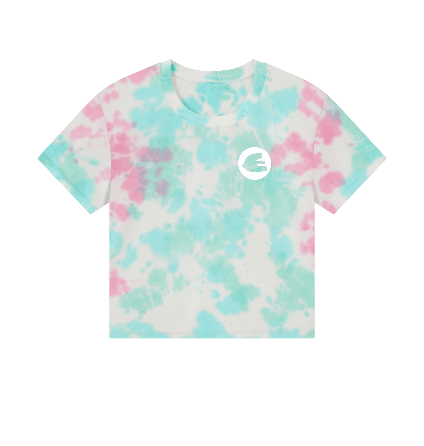 Pastel Tie Dye Printed T-shirt Front
