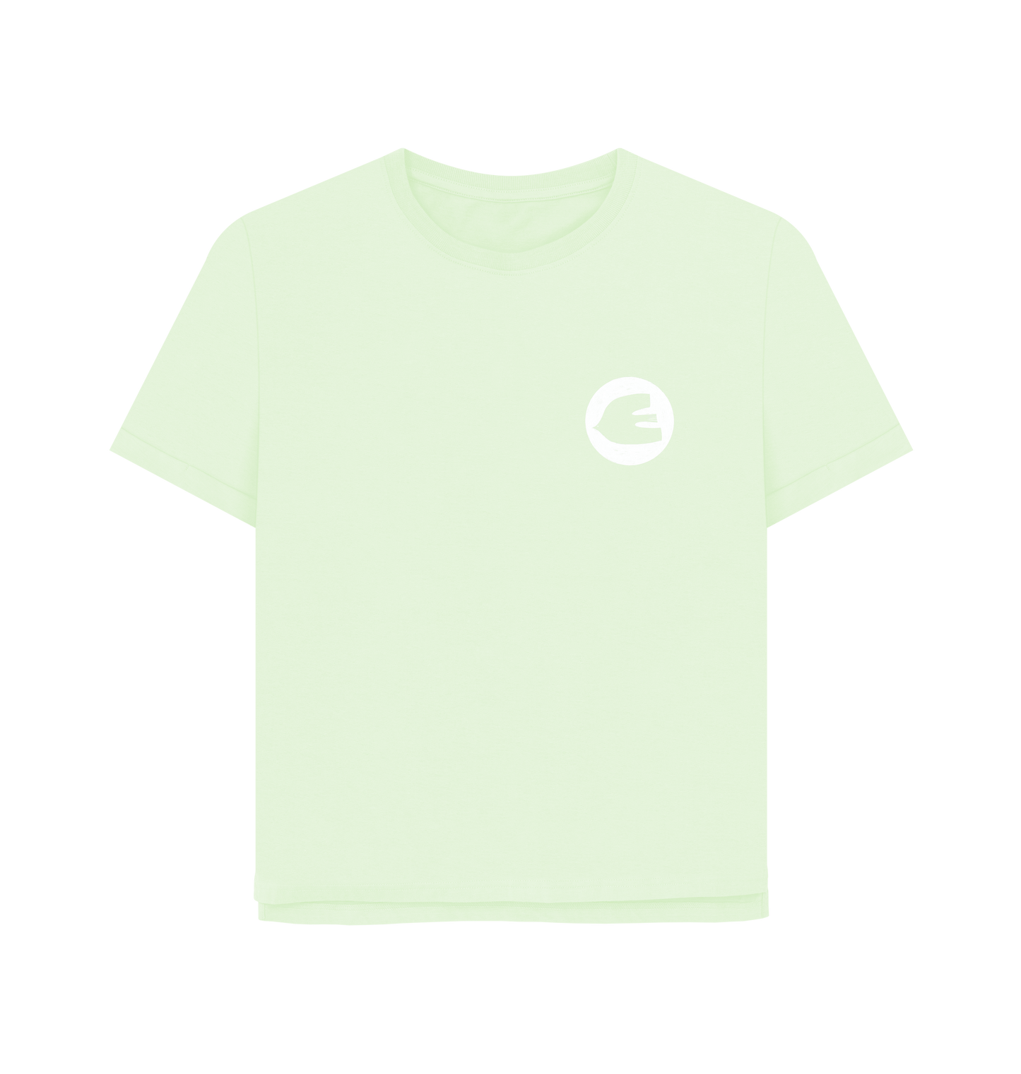 Pastel Green Printed T-shirt Front