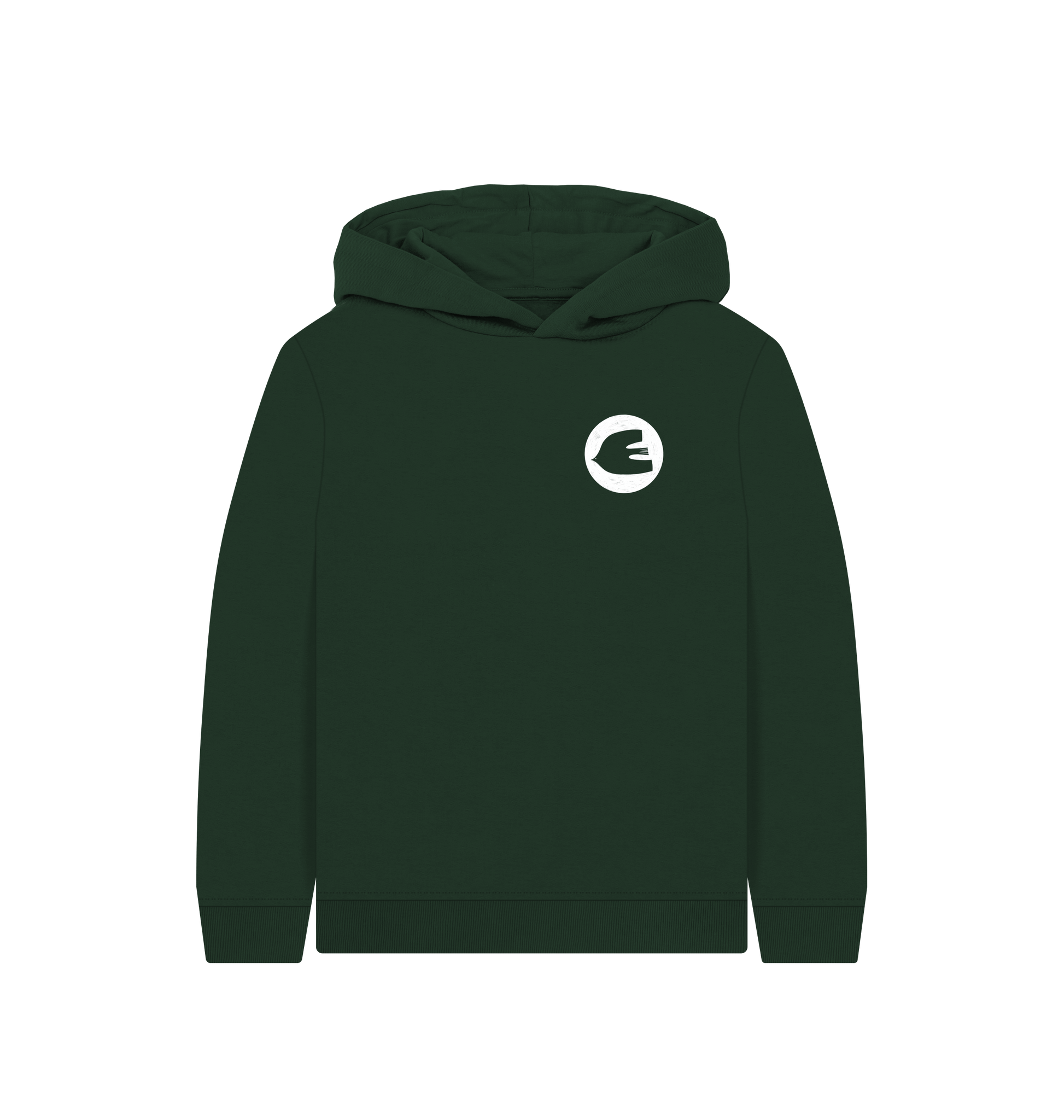 Evergreen Printed Kids Hoodie Front