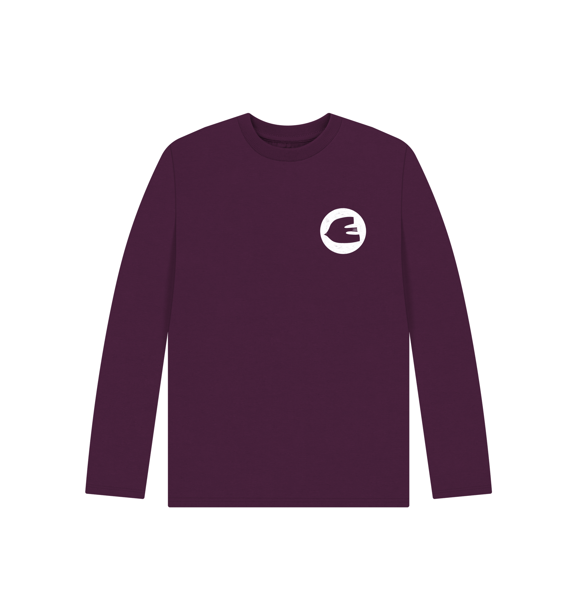 Purple Printed Kids T-Shirt Front