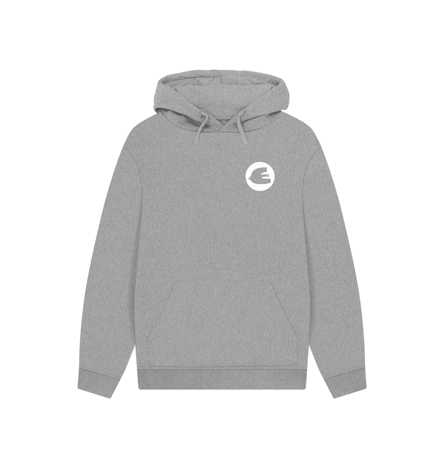 Athletic Grey Printed Hoody Front
