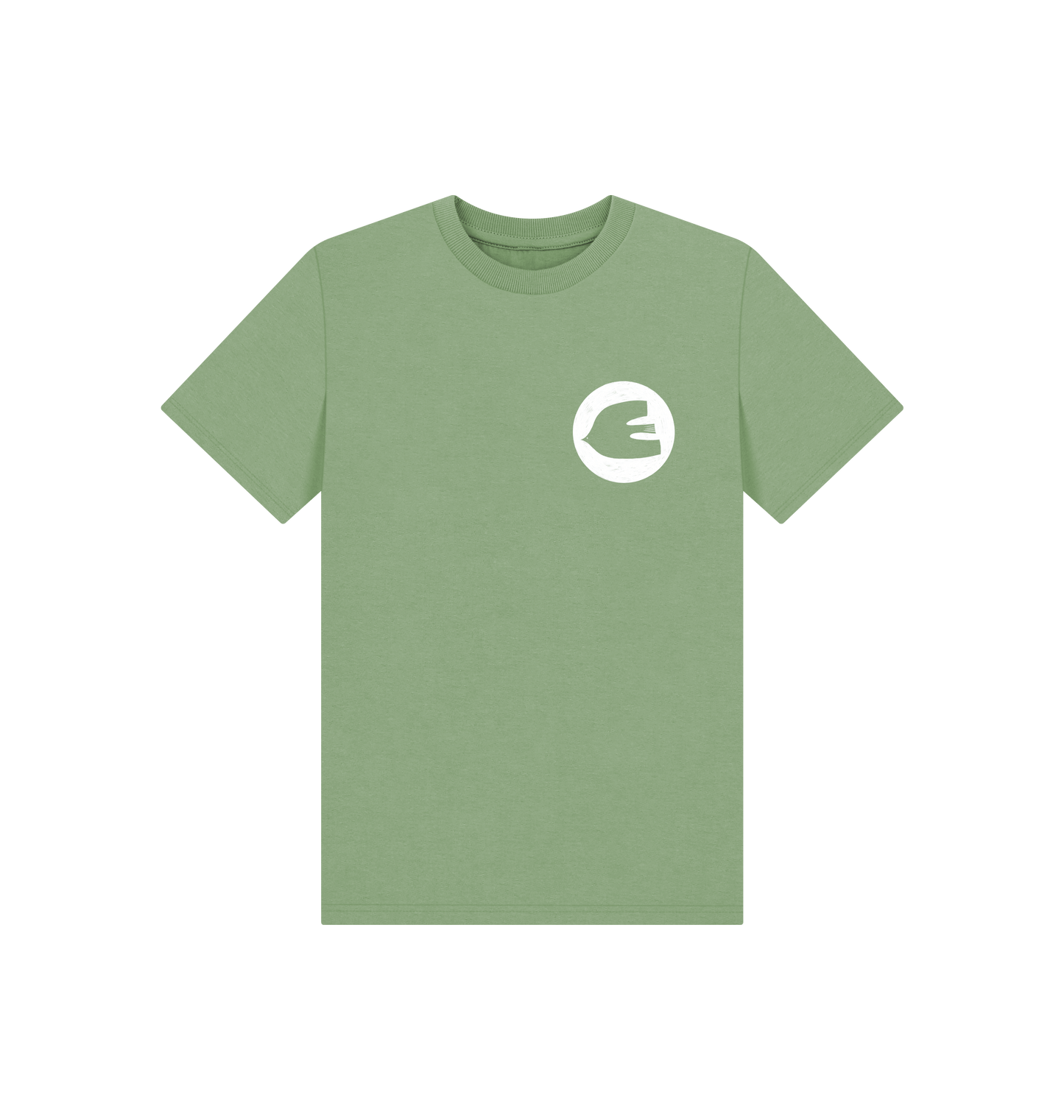 Sage Printed Kids T-Shirt Front