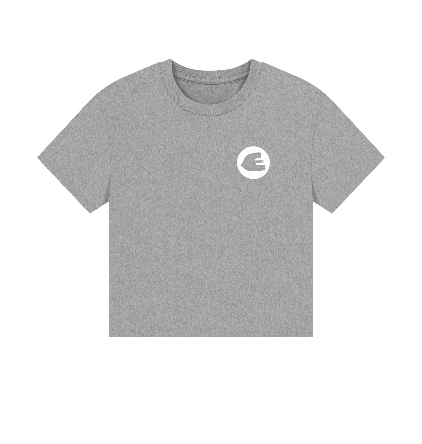 Athletic Grey Printed T-shirt Front