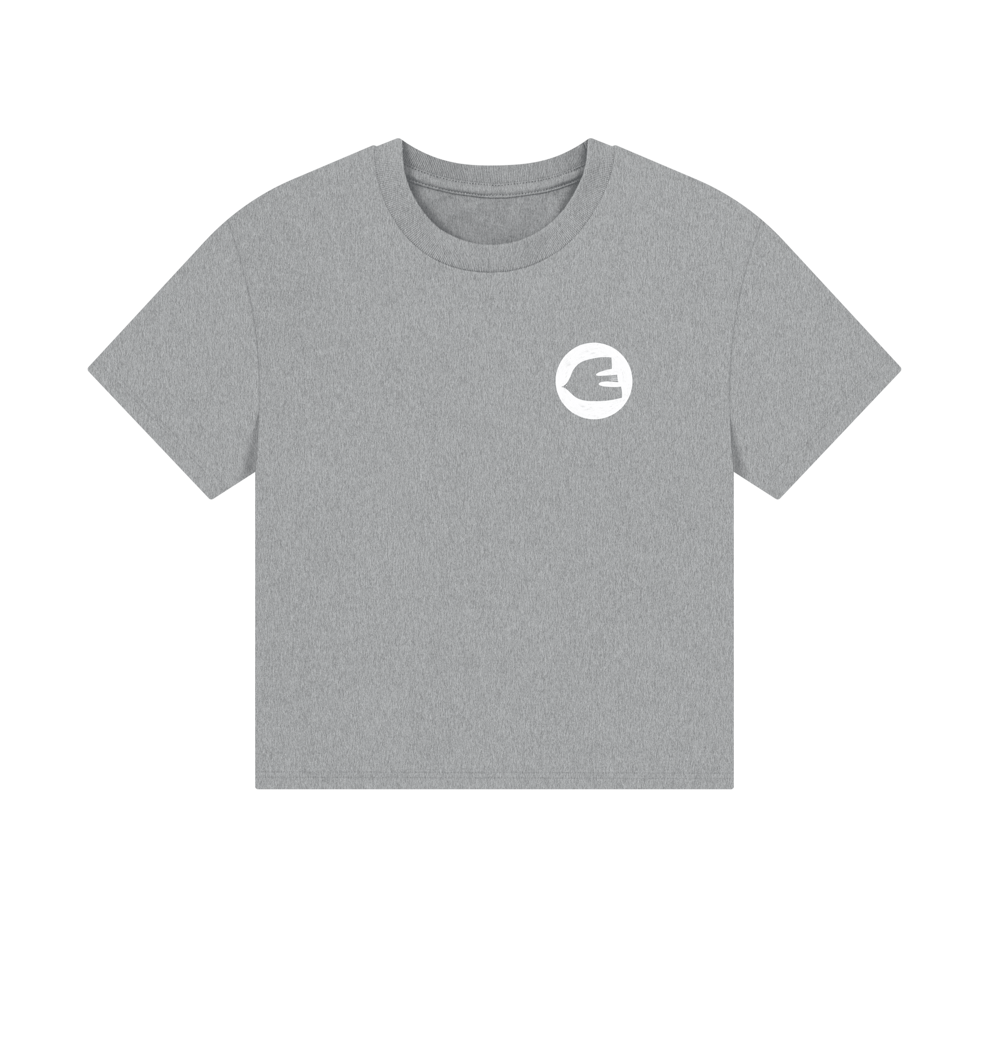 Athletic Grey Printed T-shirt Front