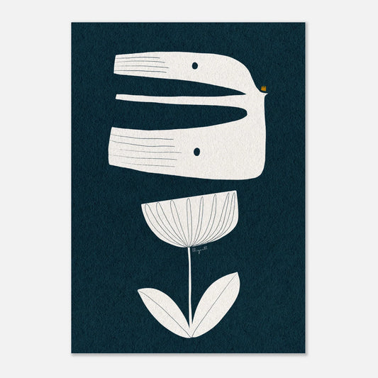 Dove and Flower A3 Walford Mill