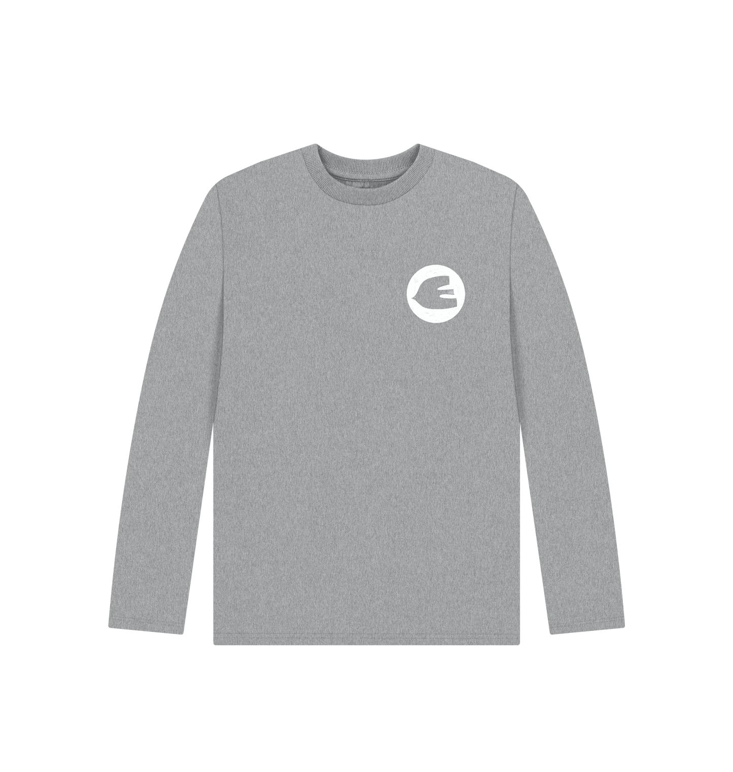 Athletic Grey Printed Kids T-Shirt Front