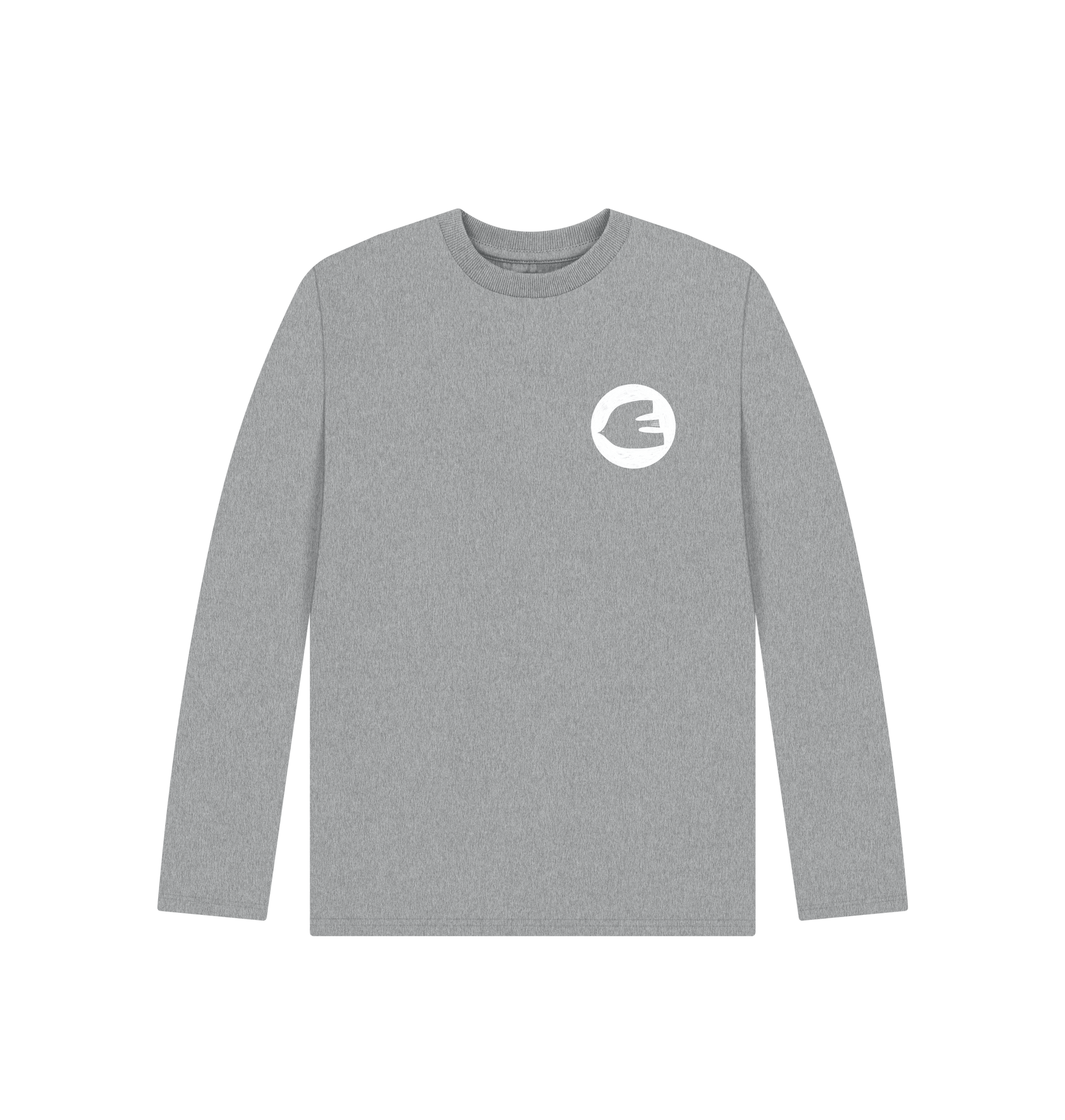 Athletic Grey Printed Kids T-Shirt Front
