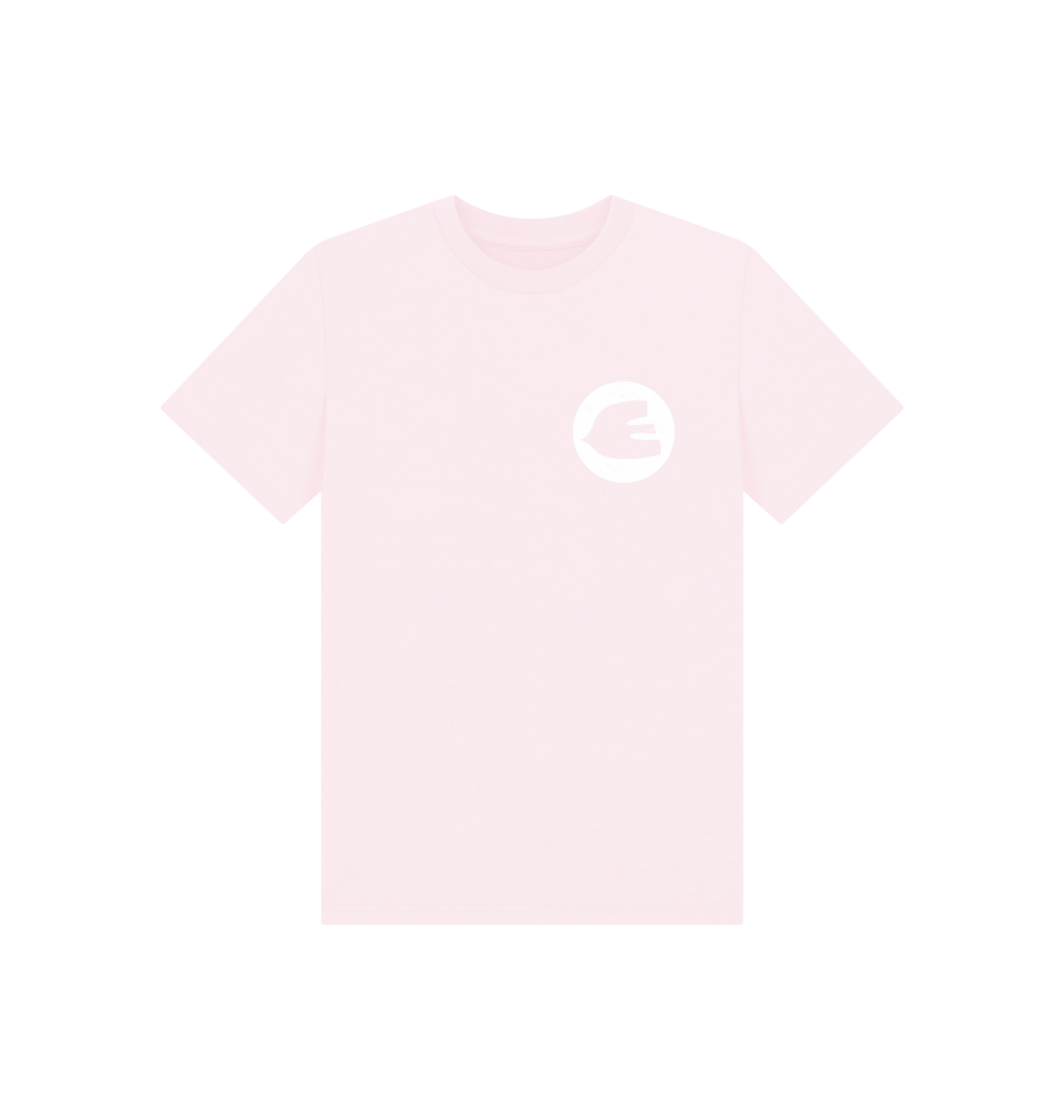 Pink Printed Kids T-Shirt Front