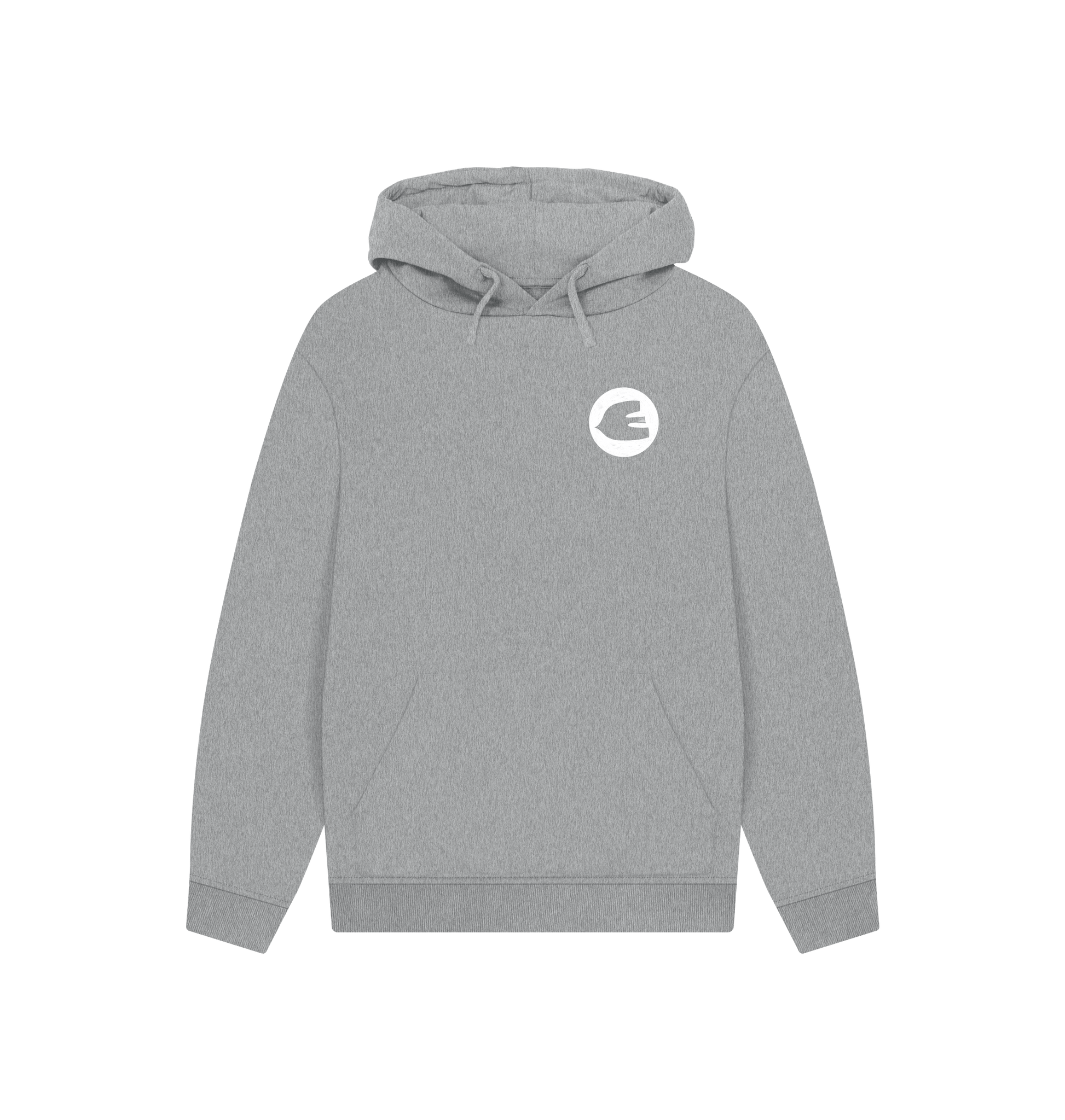 Athletic Grey Printed Hoody Front