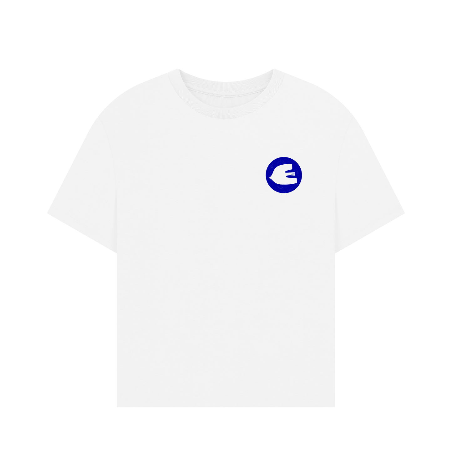 White Printed T-shirt Front