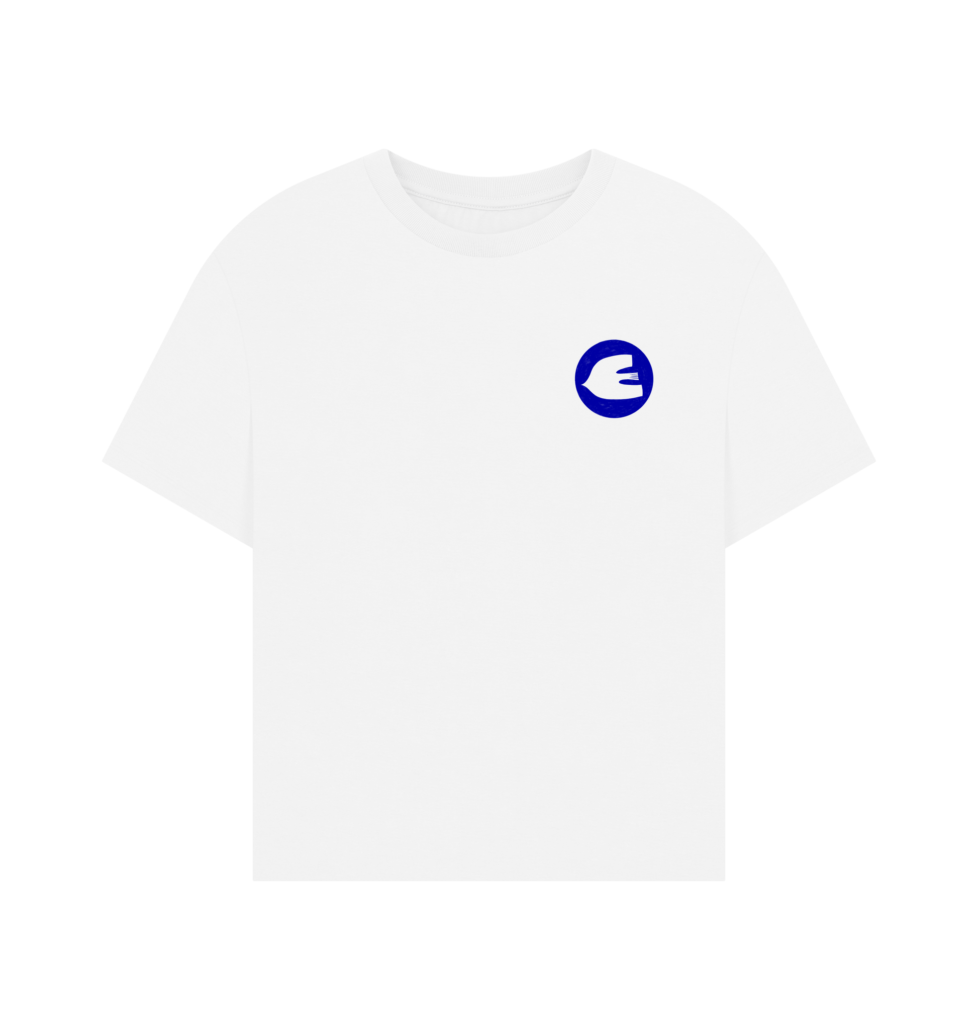 White Printed T-shirt Front