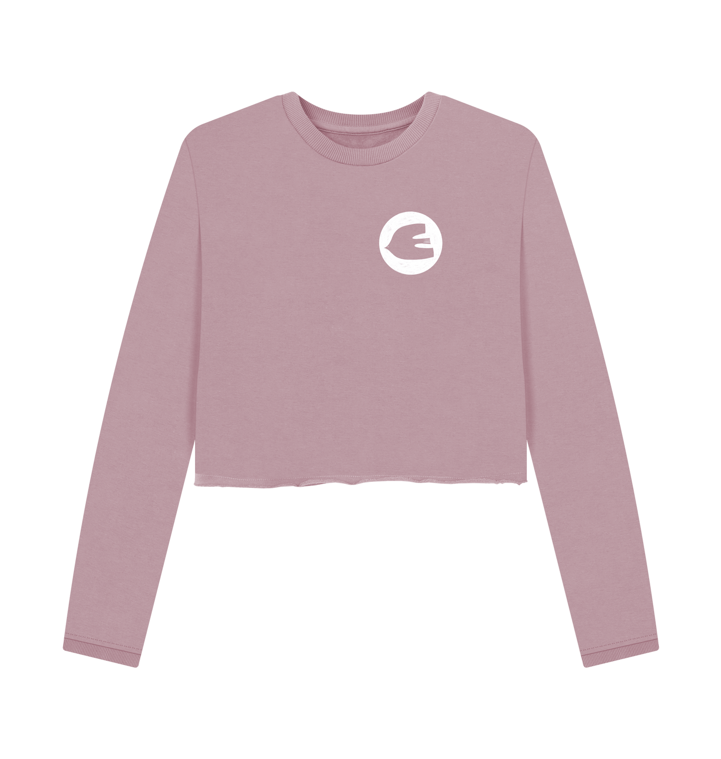 Mauve Printed Boxy Jumpers Front