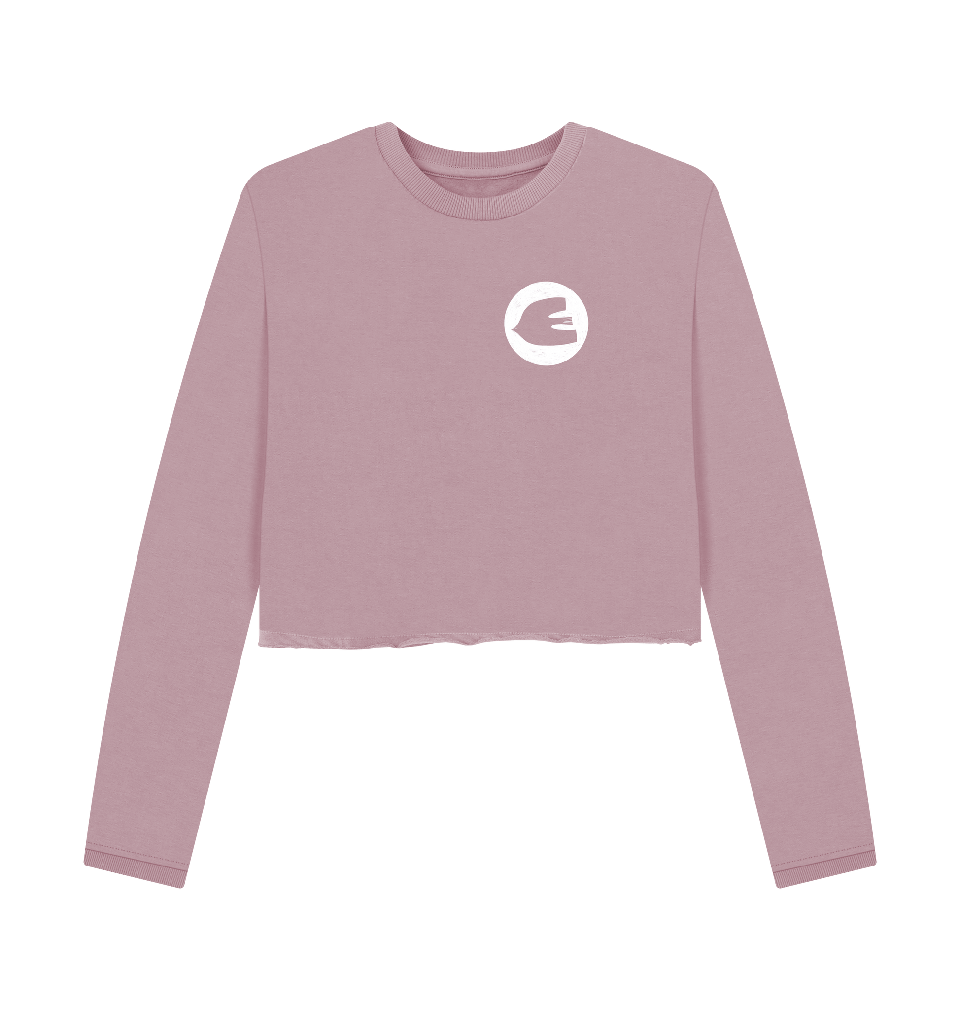 Mauve Printed Boxy Jumpers Front