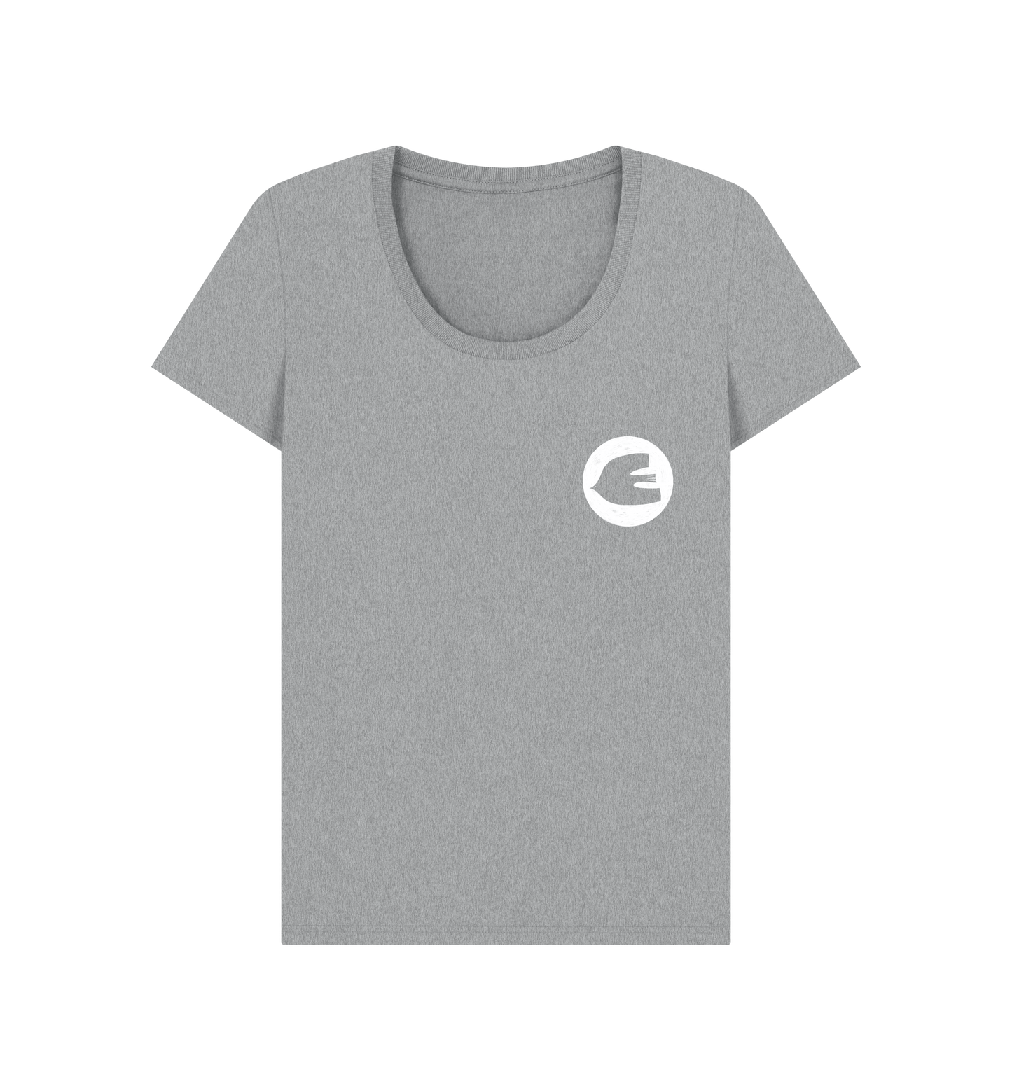 Athletic Grey Printed T-shirt Front
