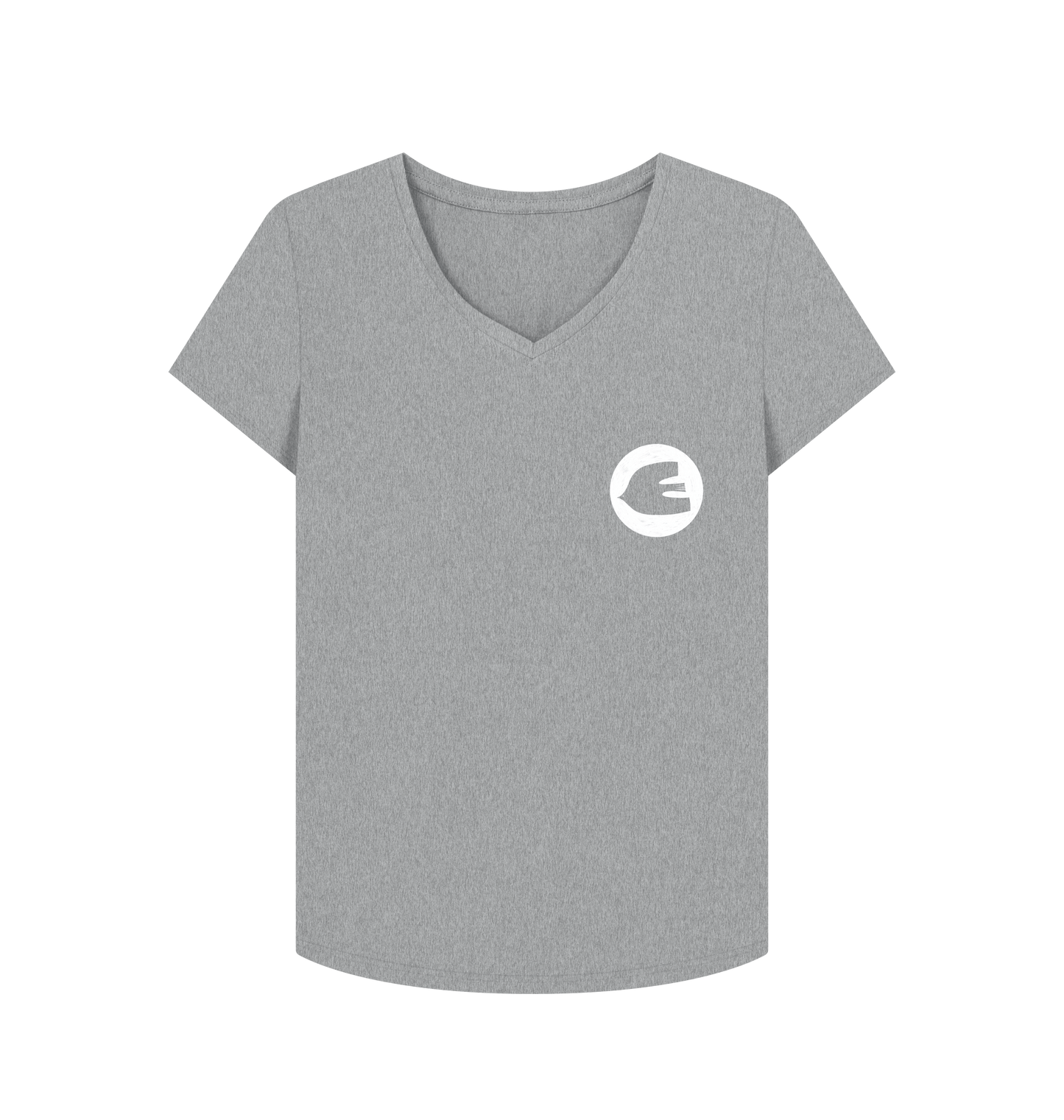 Athletic Grey Printed T-shirt Front