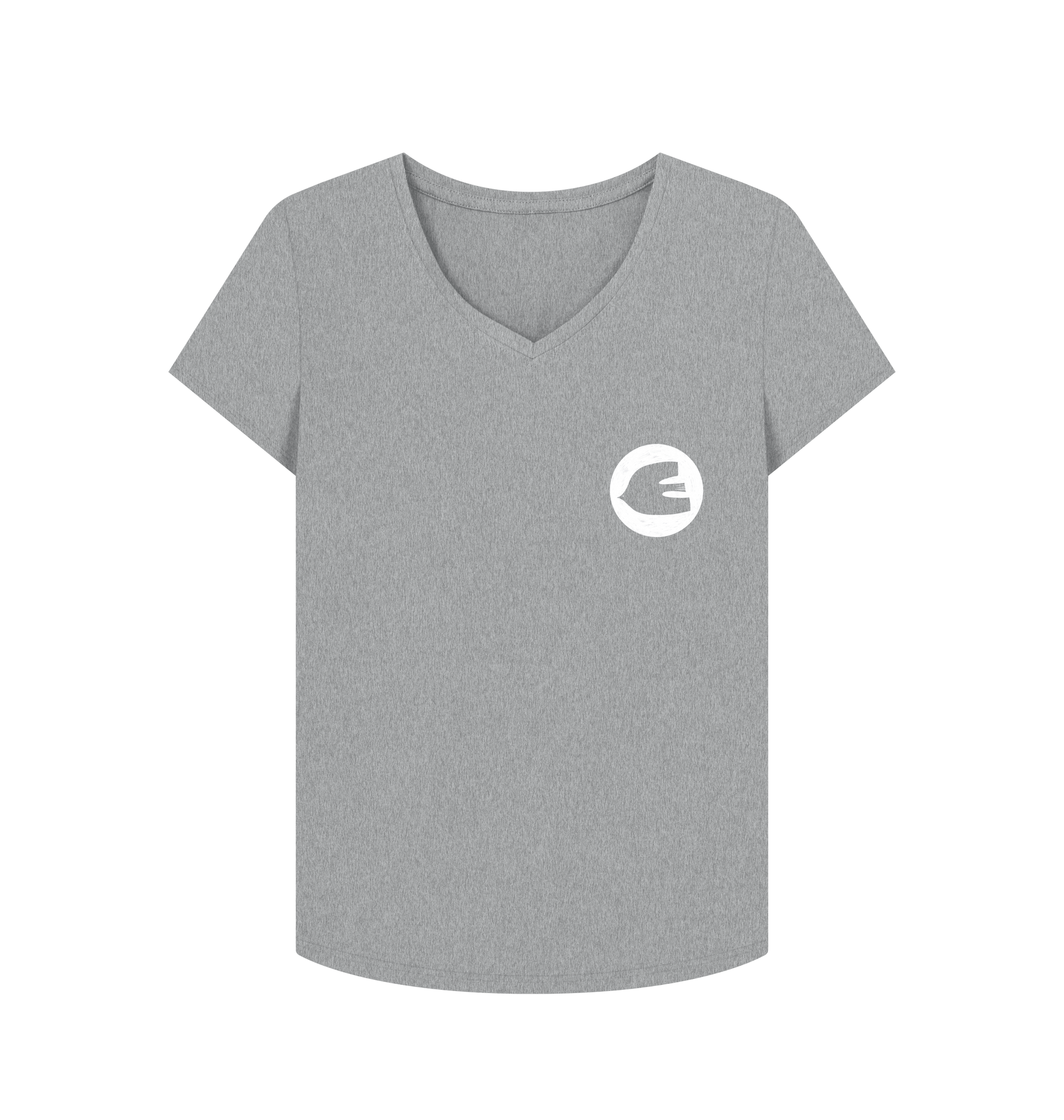 Athletic Grey Printed T-shirt Front